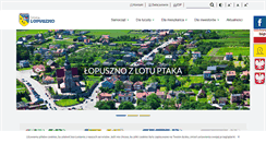 Desktop Screenshot of lopuszno.pl